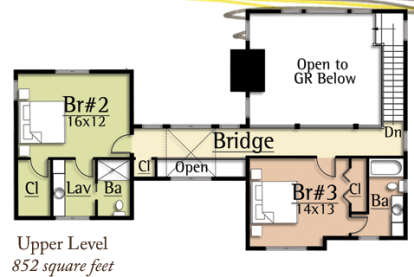 Floorplan 2 for House Plan #8504-00003