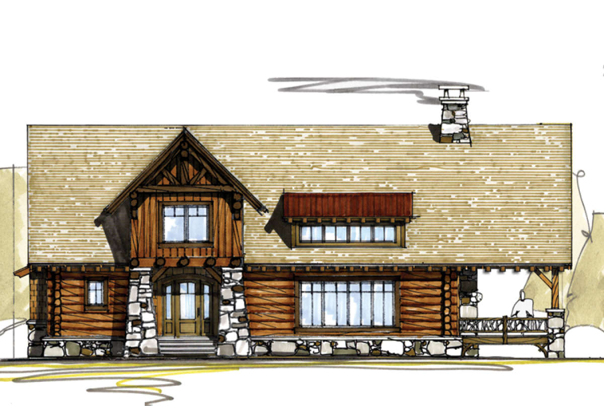 Rustic Ridge Build Plan Mountain Rustic Plan - 2,370 Square Feet, 3 Bedrooms, 2.5 Bathrooms ...