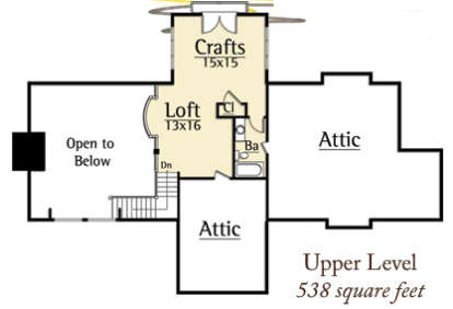 Floorplan 2 for House Plan #8504-00005