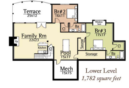Floorplan 3 for House Plan #8504-00005