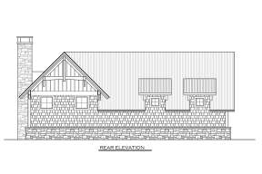 Cabin House Plan #8504-00007 Elevation Photo