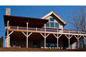 Mountain Rustic  House Plan #8504-00009 Elevation Photo