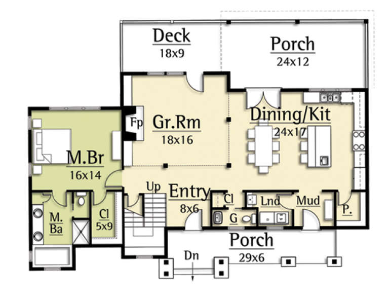 House Plan House Plan #14938 Drawing 1