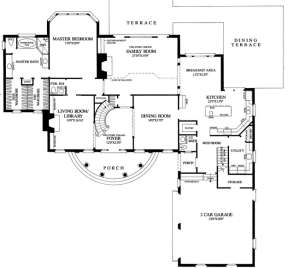 Floorplan 1 for House Plan #7922-00123