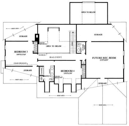Second Floor for House Plan #7922-00126