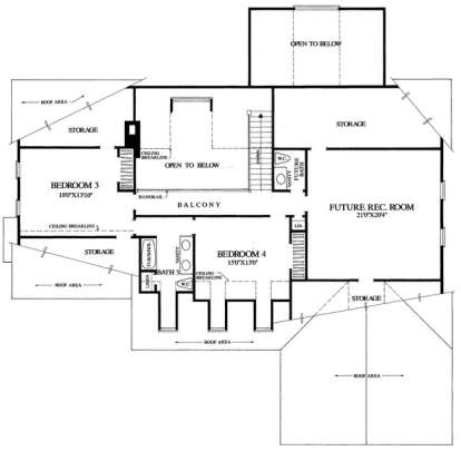 Floorplan 2 for House Plan #7922-00126