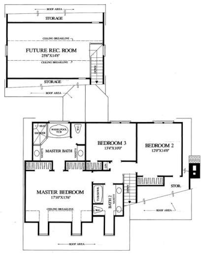 Floorplan 2 for House Plan #7922-00127
