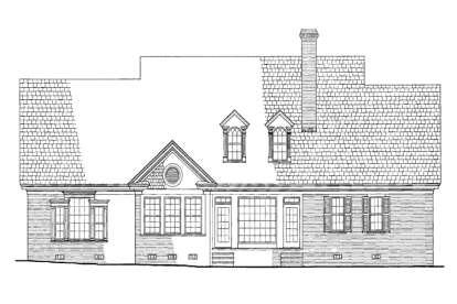 Greek Revival House Plan #7922-00128 Elevation Photo