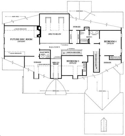 Floorplan 2 for House Plan #7922-00128