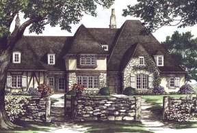 French Country House Plan #7922-00131 Elevation Photo