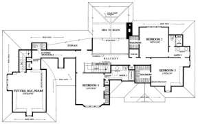 Floorplan 2 for House Plan #7922-00131