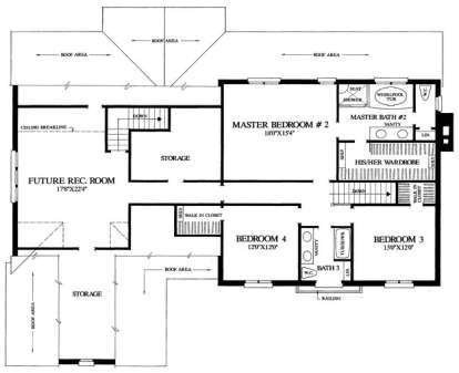 Floorplan 2 for House Plan #7922-00132