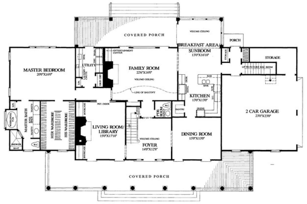 Floorplan 1 for House Plan #7922-00134