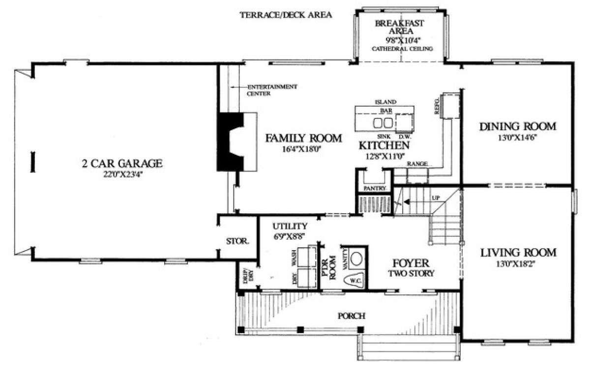 Floorplan 1 for House Plan #7922-00135