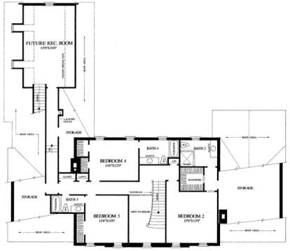 Floorplan 2 for House Plan #7922-00136