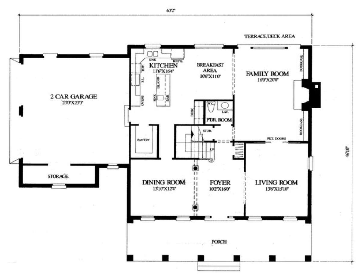 Floorplan 1 for House Plan #7922-00139