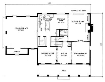 Floorplan 1 for House Plan #7922-00139