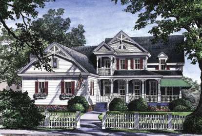 Victorian House Plan #7922-00141 Elevation Photo