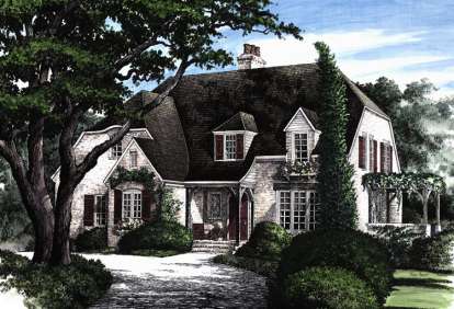 French Country House Plan #7922-00142 Elevation Photo