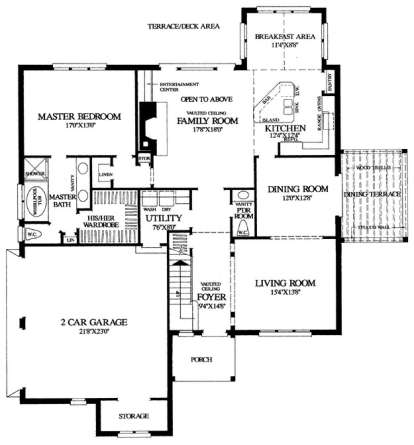 Floorplan 1 for House Plan #7922-00142