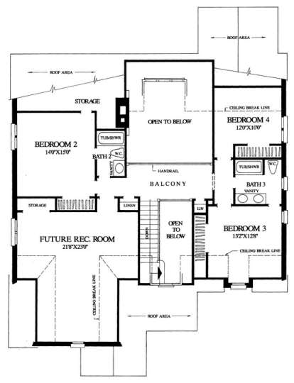 Floorplan 2 for House Plan #7922-00142