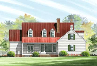 Traditional House Plan #7922-00143 Elevation Photo