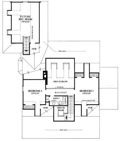 Floorplan 2 for House Plan #7922-00143