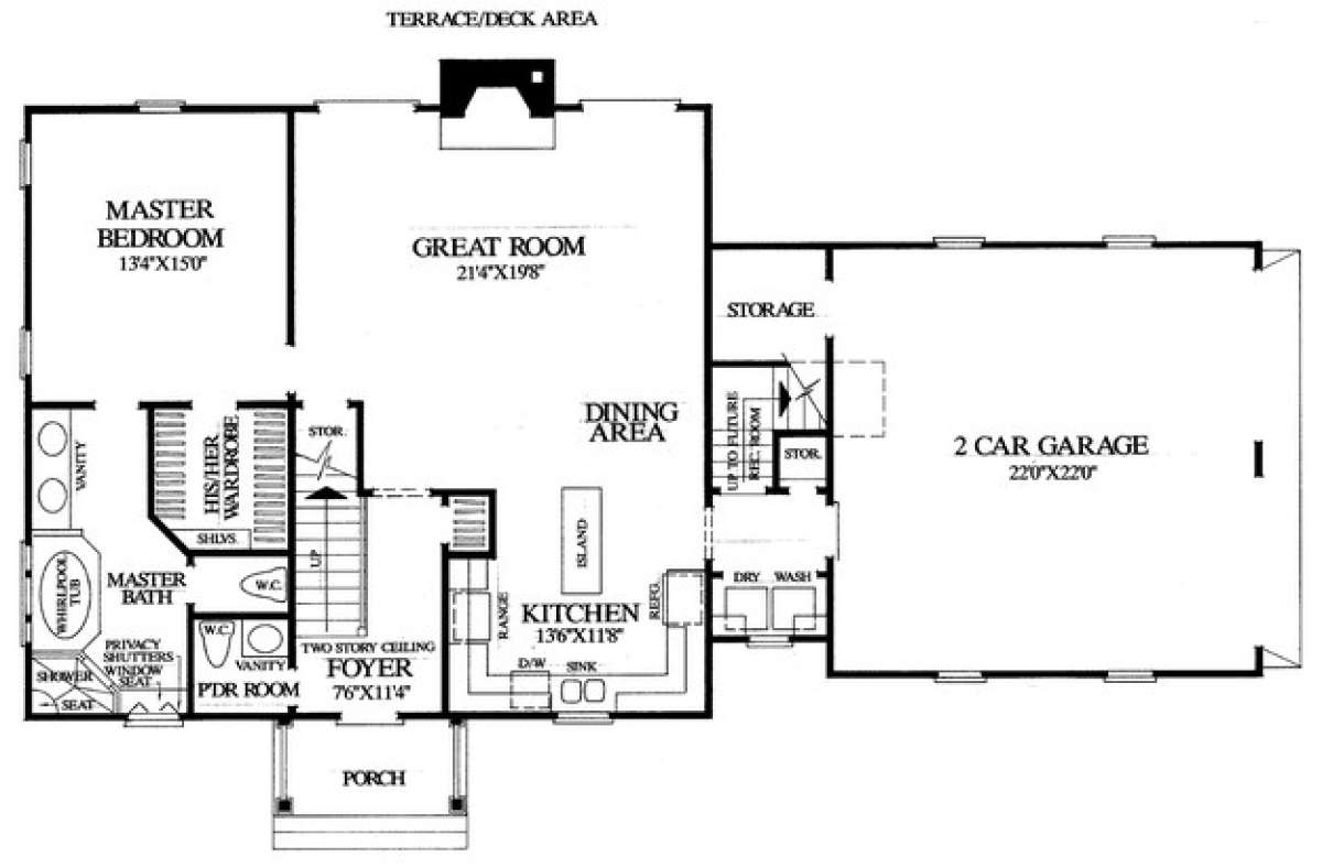 Floorplan 1 for House Plan #7922-00146