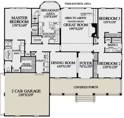 Main Floor for House Plan #7922-00147