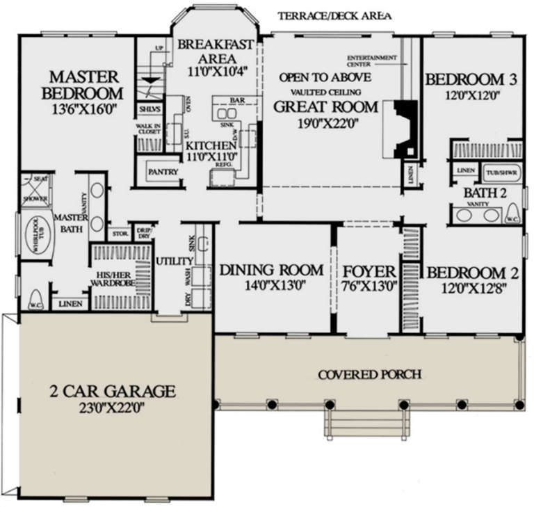 House Plan House Plan #14965 Drawing 1