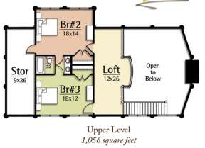 Floorplan 2 for House Plan #8504-00012