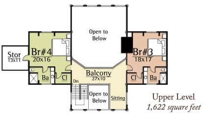 Floorplan 2 for House Plan #8504-00013