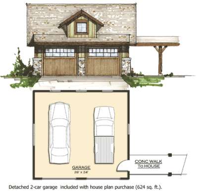 Garage for House Plan #8504-00013