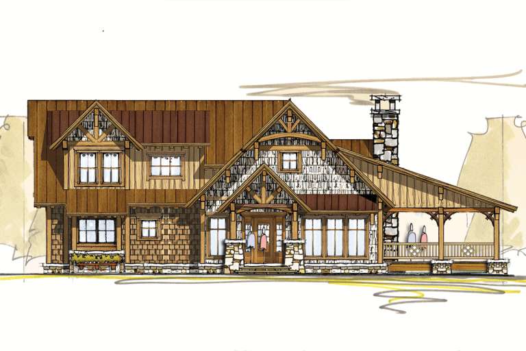 House Plan House Plan #14968 Front Elevation