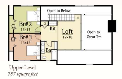 Floorplan 2 for House Plan #8504-00014