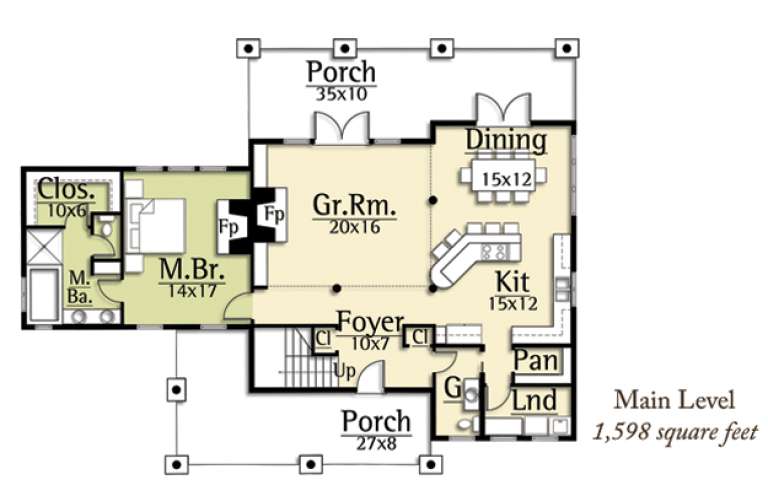 House Plan House Plan #14969 Drawing 1
