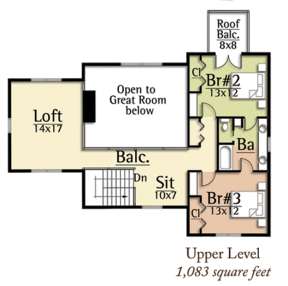 Floorplan 2 for House Plan #8504-00015