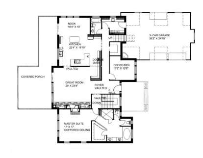 Main Floor for House Plan #039-00213