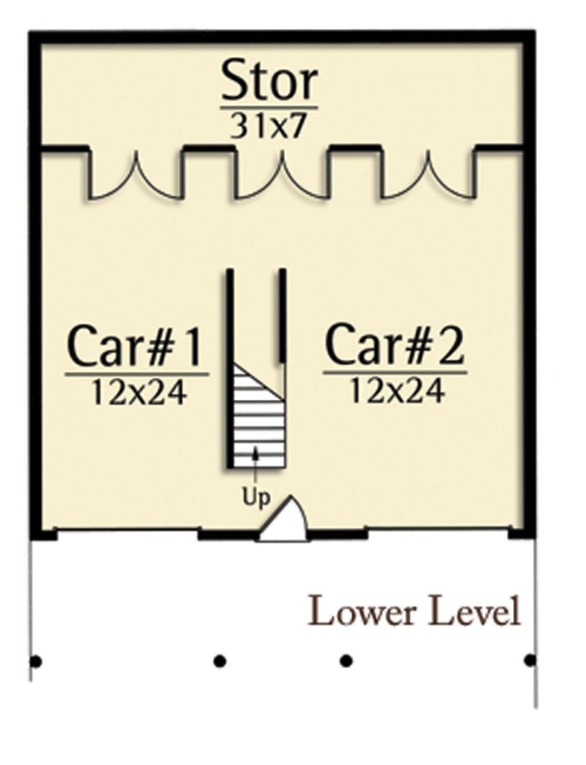 Lower Level for House Plan #8504-00016