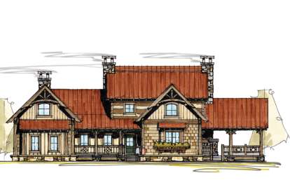 Craftsman House Plan #8504-00017 Elevation Photo
