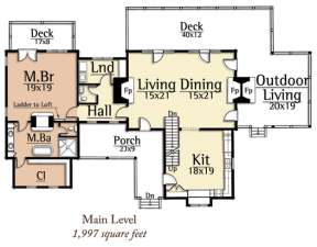 Floorplan 1 for House Plan #8504-00017