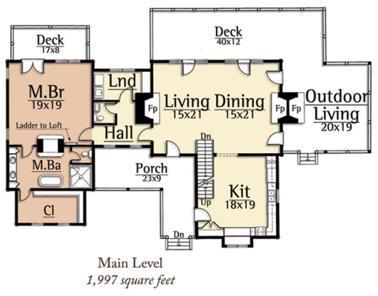 House Plan House Plan #14971 Drawing 1
