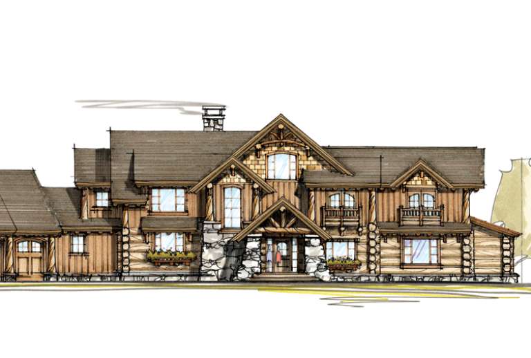 House Plan House Plan #14972 Front Elevation