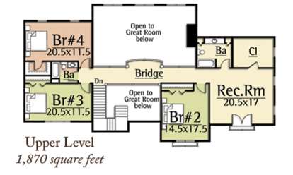 Floorplan 2 for House Plan #8504-00018