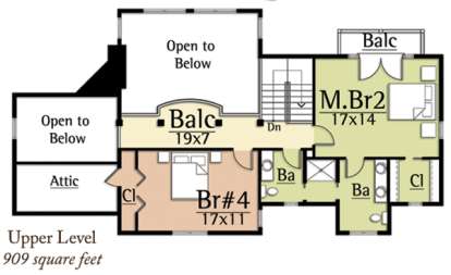 Floorplan 2 for House Plan #8504-00020