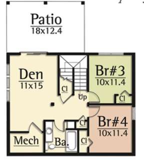 Floorplan 3 for House Plan #8504-00023