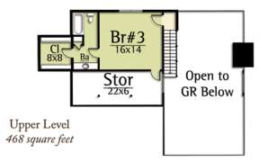 Floorplan 2 for House Plan #8504-00024