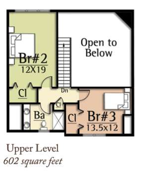 Floorplan 2 for House Plan #8504-00025