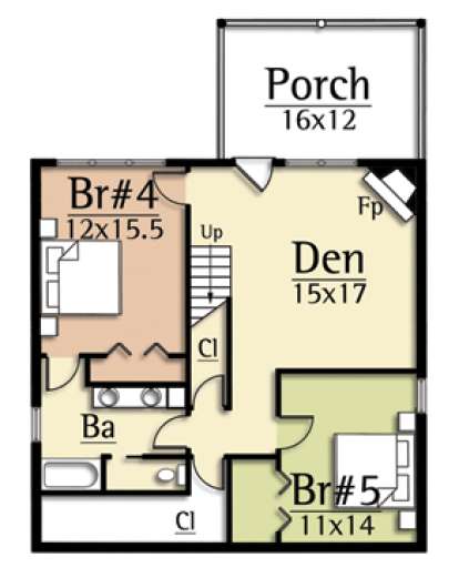 Lower Level for House Plan #8504-00026