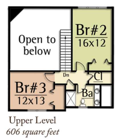 Second Floor for House Plan #8504-00028